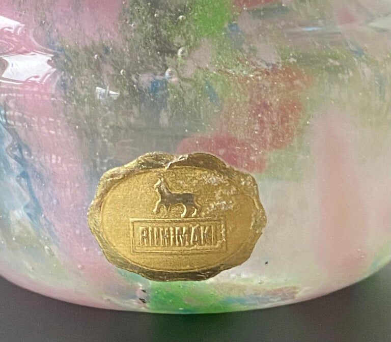 Glass Vase, Object by Helena Tynell for Riihimaen Lasi Oy / Finland, ca. 1970s