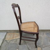Chaise cannée ancienne