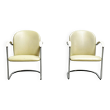 Paire de chaises longues modèle 414 par WH Gispen modèle 414