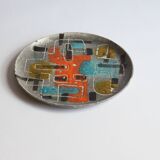 Abstract geometric plate by Gehel Paris, 1960s