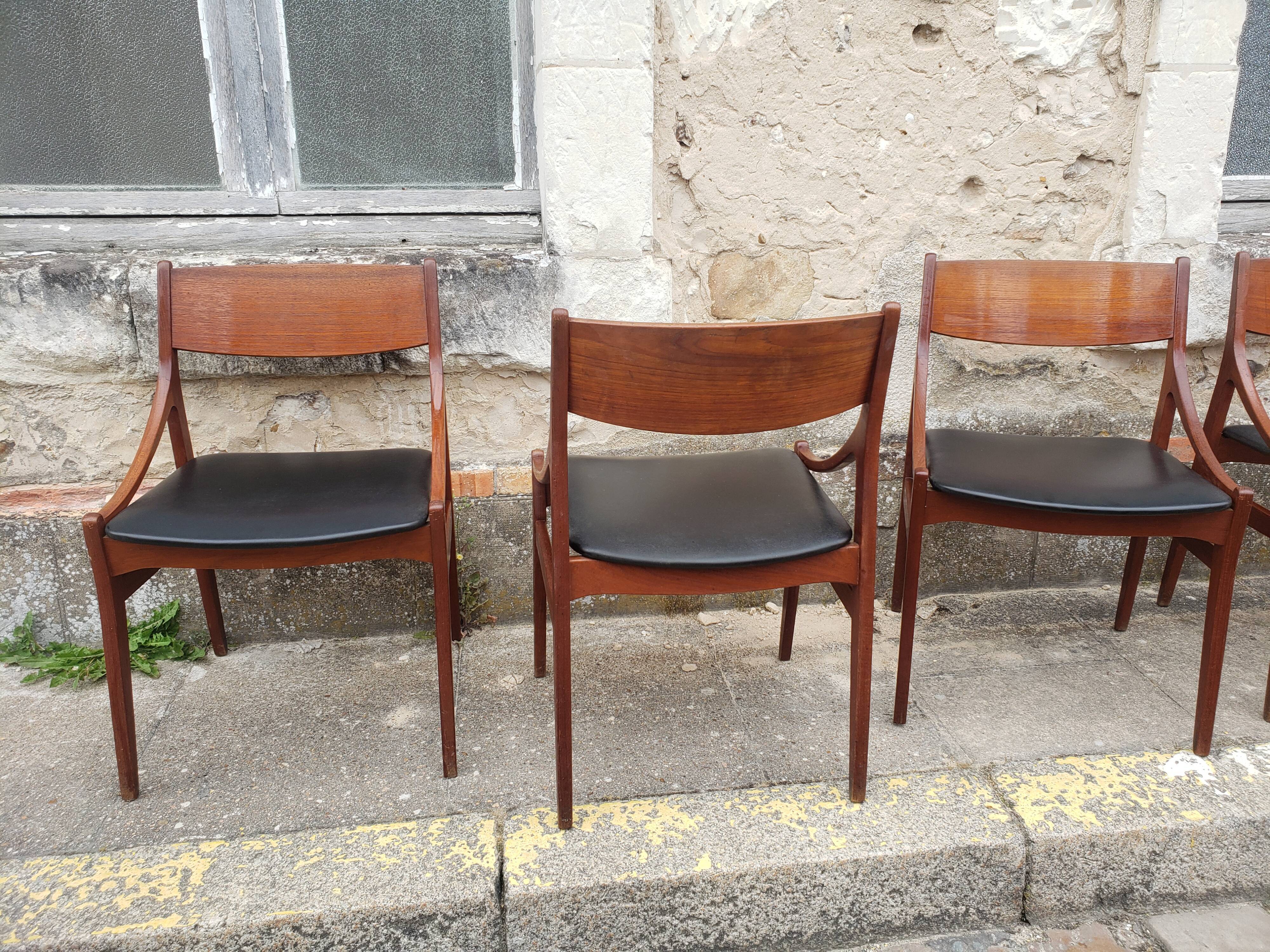 Danish Scandinavian chairs Verstevig Eriksen
