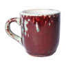 Red & green ceramic mug