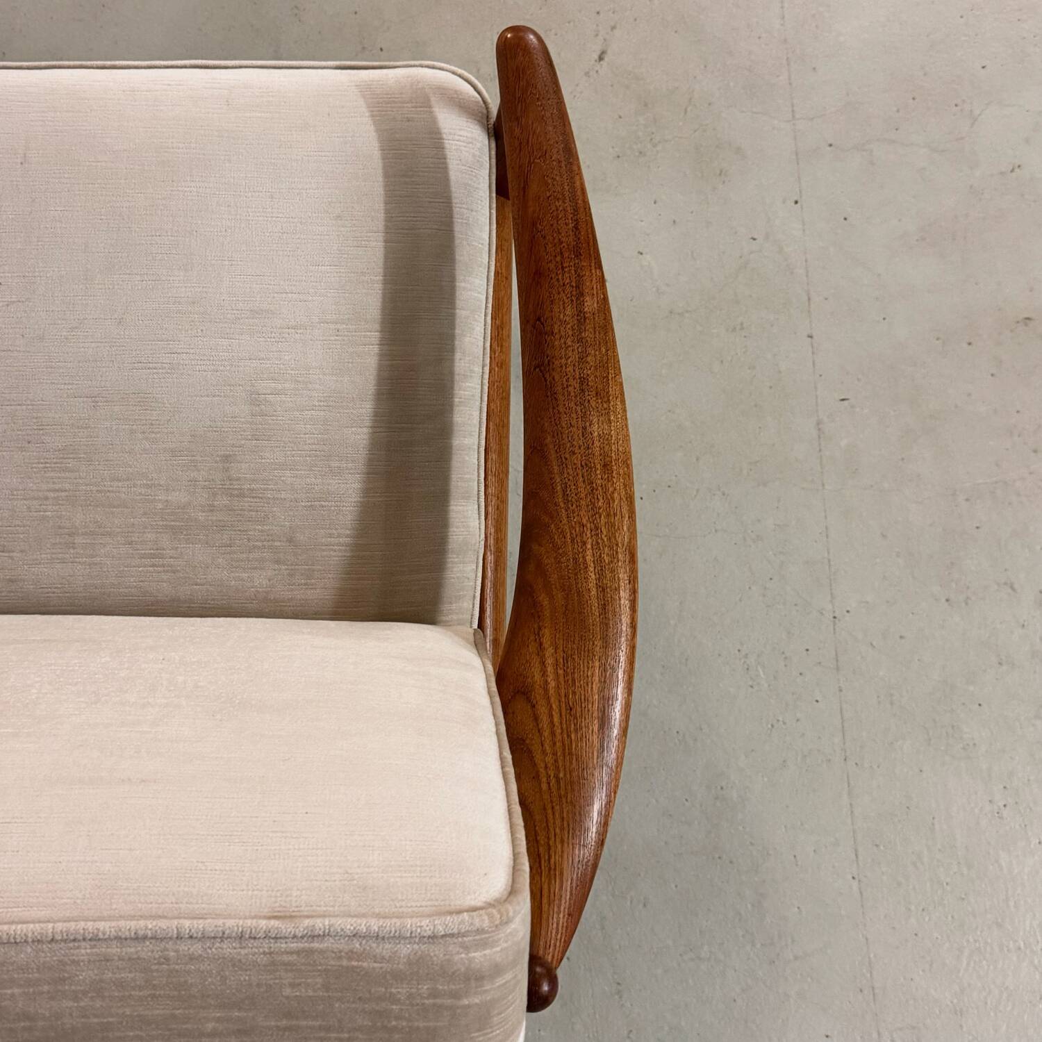 Grete Jalk Easy Chair in Teak 1950s Denmark