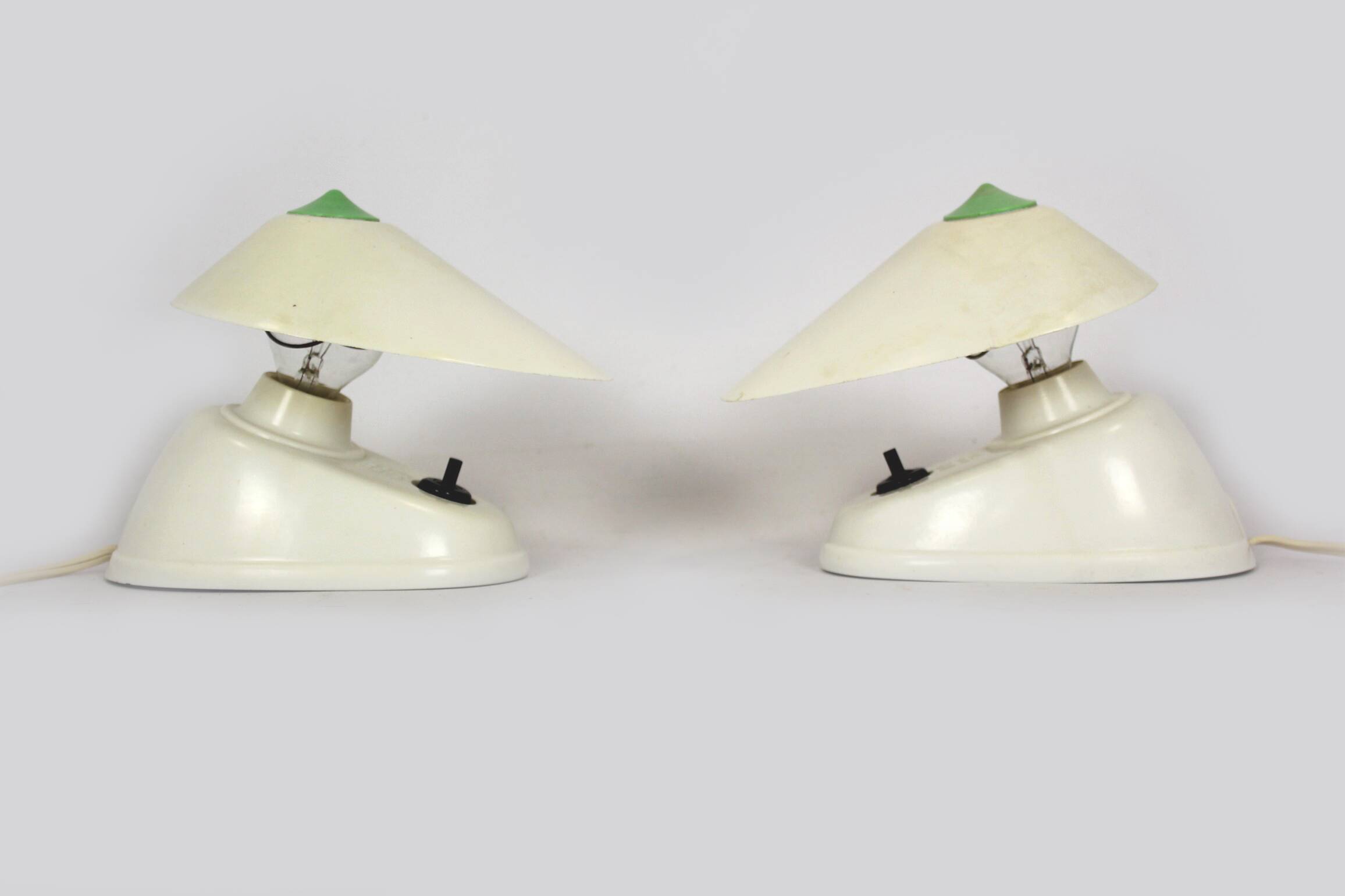 Bauhaus Bakelite Table Lamps from Esc, 1940s, Set of 2