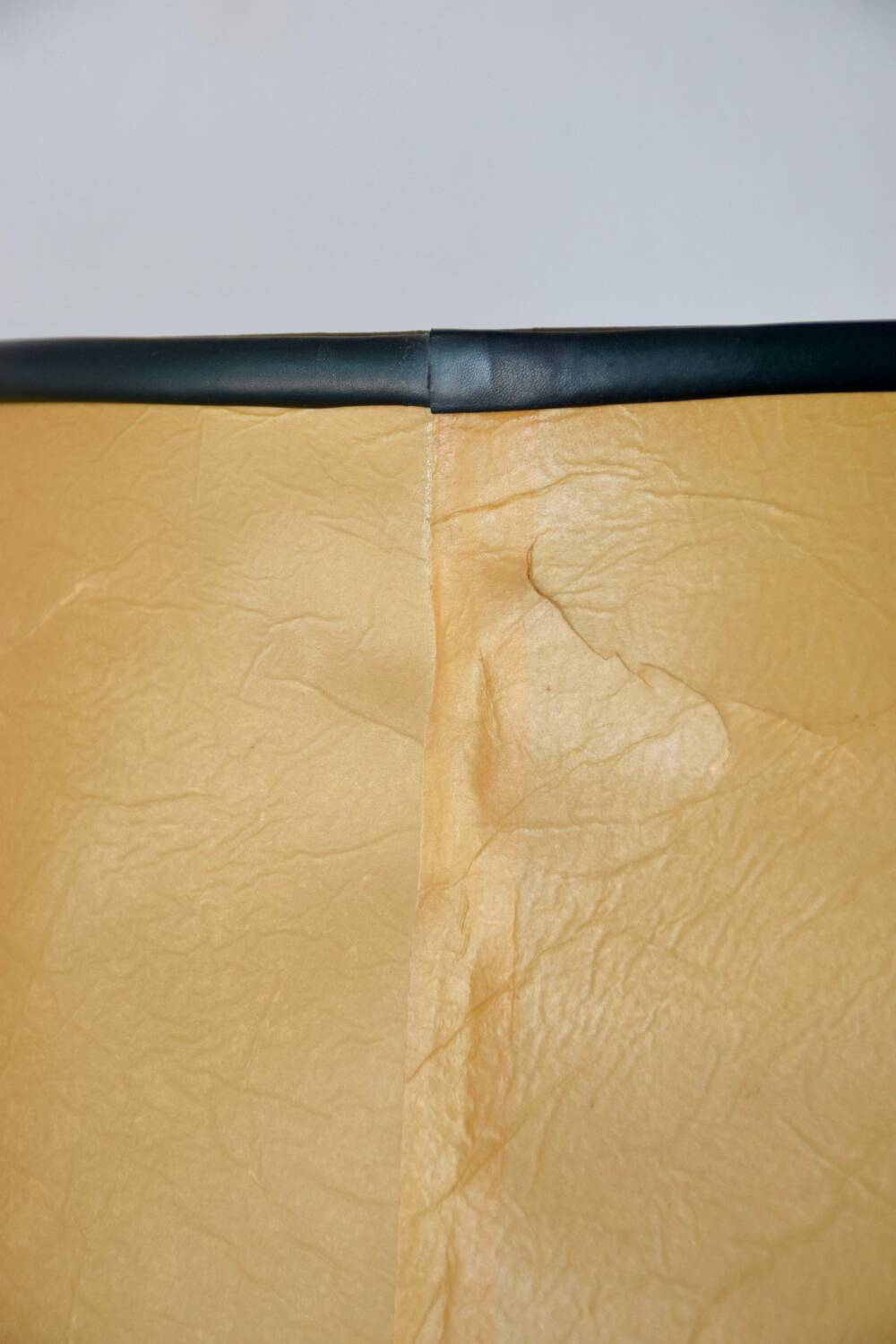 Duo of Le Tanneur lamps in leather and brass