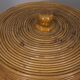 Vintage 1960s Italian design bamboo storage basket