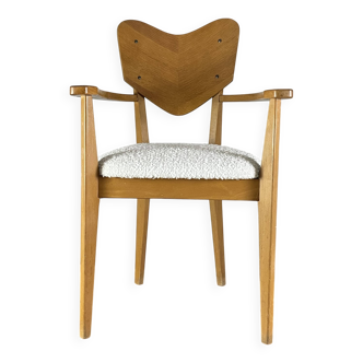 Fauteuil modèle Cœur par René-Jean Caillette, France 1950