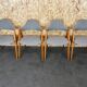 Set of 4 teak chairs by Kai Kristiansen for Sva Møbler Danish Design 60s 70s
