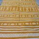 Yellow wool Moroccan Berber carpet - 150x100cm