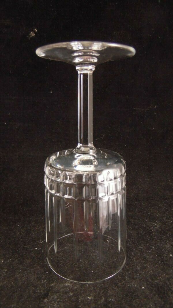 Service de 6 verres à eau en cristal de Vannes Sèvres modèle style Nancy