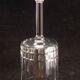 Service of 6 crystal water glasses from Vannes Sèvres model Nancy style