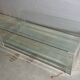 Acrylic and glass coffee table