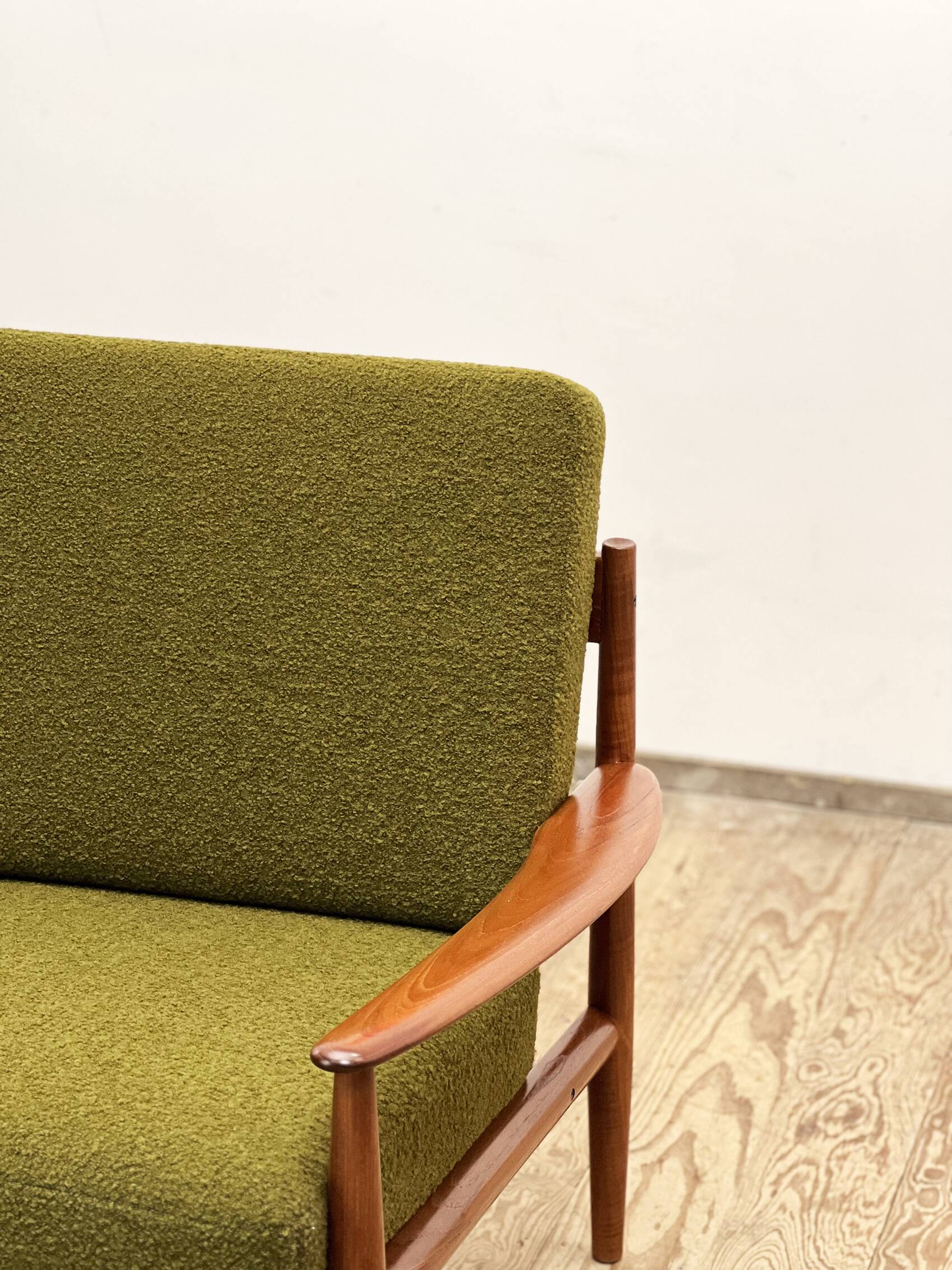 Danish Mid-Century Design Teak Armchair by Grete Jalk for France & Søn, Denmark, 1950s