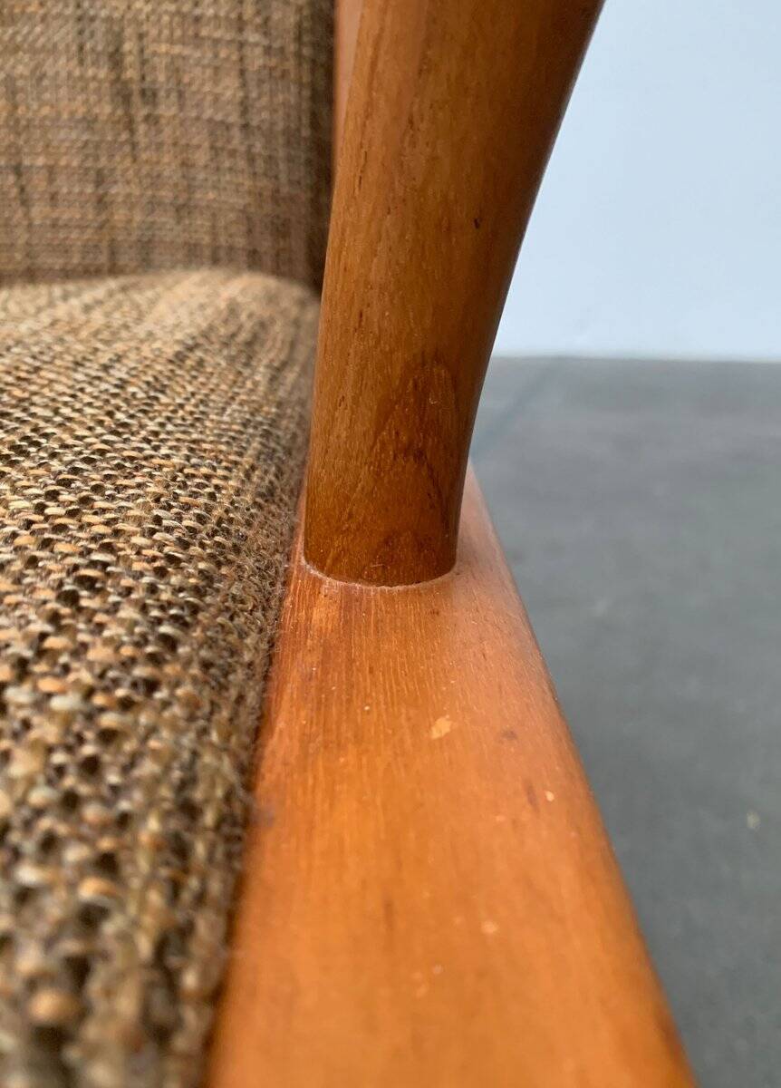 Set of vintage Danish teak chairs