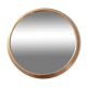 Plateau rond miroir métal doré vintage