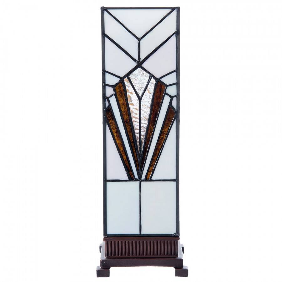 Square Tiffany Art Deco lamp