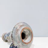 Candle holder with handle and vintage '80 cup in glazed ceramic. Signed Vilá Clara. In perfect condition.