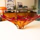 Bol en verre de Murano rouge