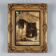 Old painting signed Domenico Pennacchini, oil on hard panel from the 19th century.