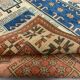 Old Turkish Kazak Rug Oriental 240x165 cm vintage carpet, Tribal Handwoven