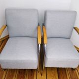 Pair of mücke melder fn 21 armchairs, vintage, 1930