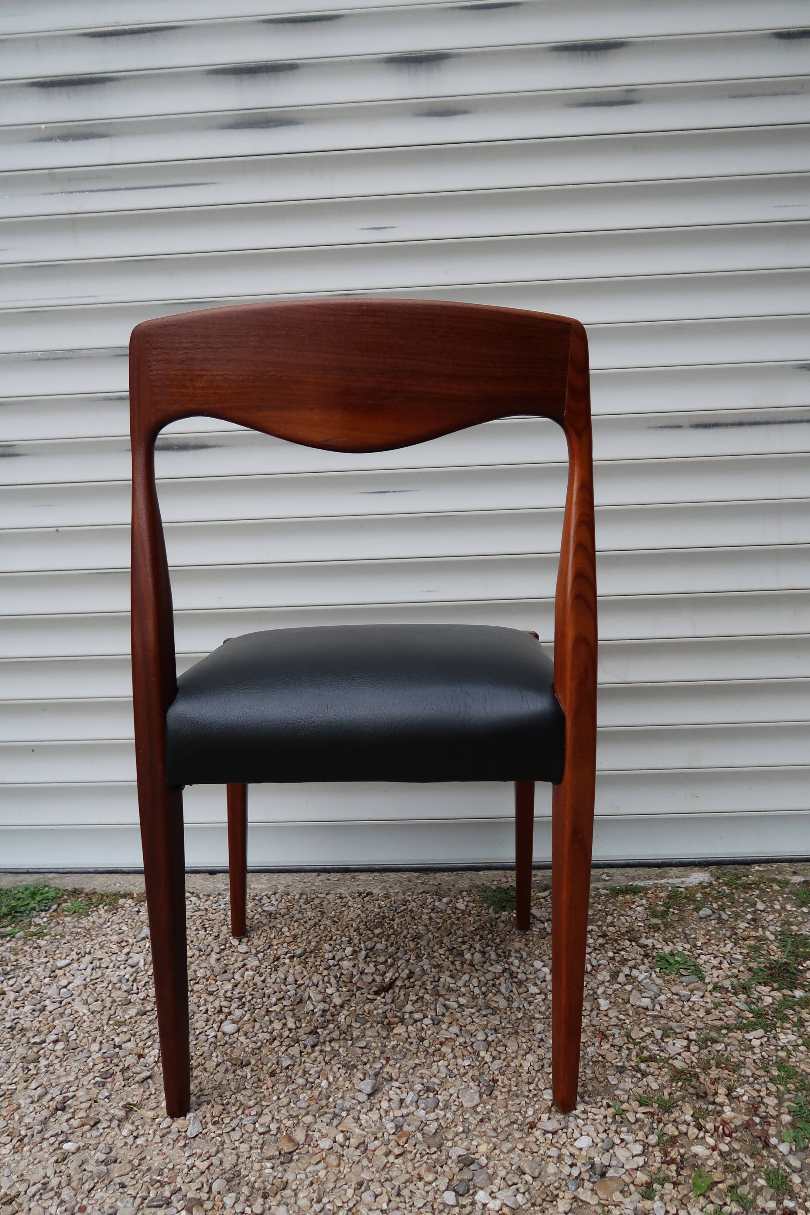 Series of 3 chairs Niels Otto Moller