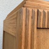 Parisian wardrobe glazed art deco 1920 raw wood