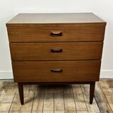 Vintage 1960 Wrighton English Teak Chest of Drawers