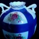 Porcelain ball vase floral decoration Austria