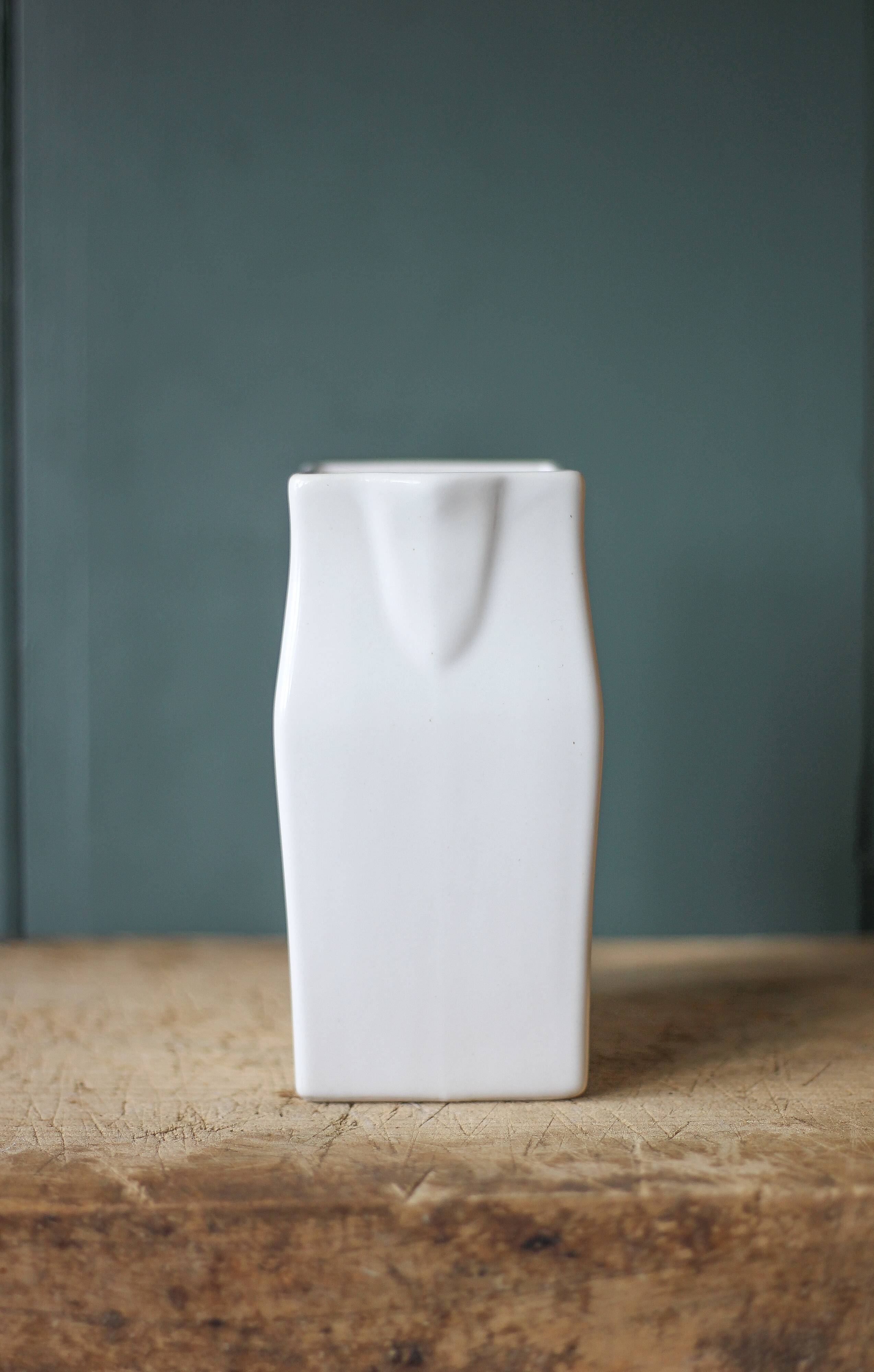 Vintage Digoin Grespots carafe, vintage pitcher, pitcher with handle, modernist, kitchen, pitcher