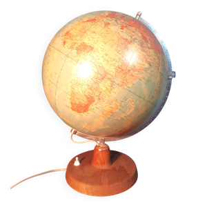 Globe terrestre RDA 1970s