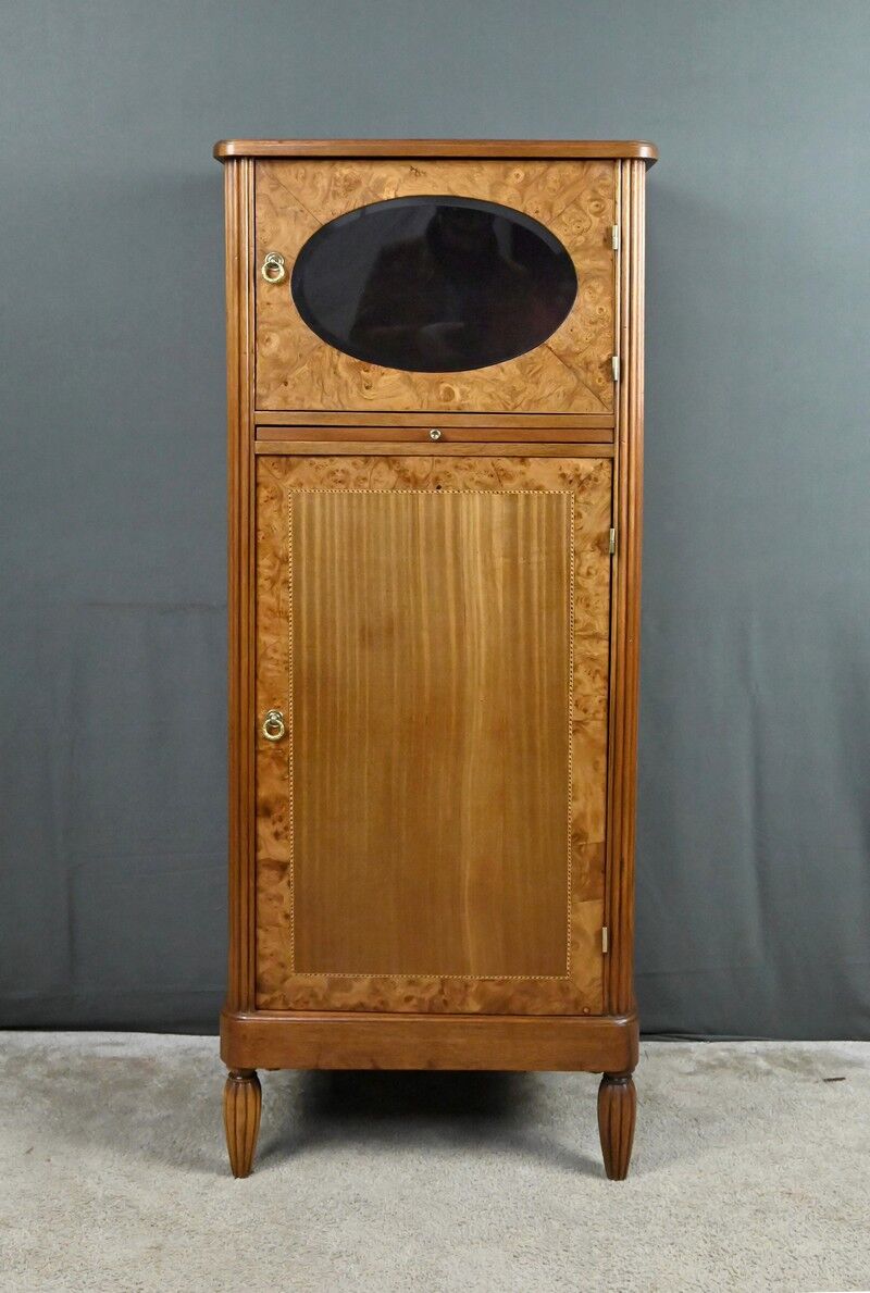 Furniture made of thuya burl and mahogany, Art Deco period – early 20th century.
