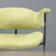 Chaises vintage Saporiti design Vittorio Introini en tissu années 1970