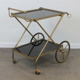 Rolling bar service trolley