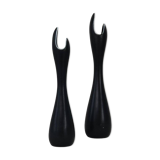 Mid-century modern ceramic vases "Caolina" by Gunnar Nylund Rörstrand, Sweden.