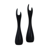 Mid-century modern ceramic vases "Caolina" by Gunnar Nylund Rörstrand, Sweden.
