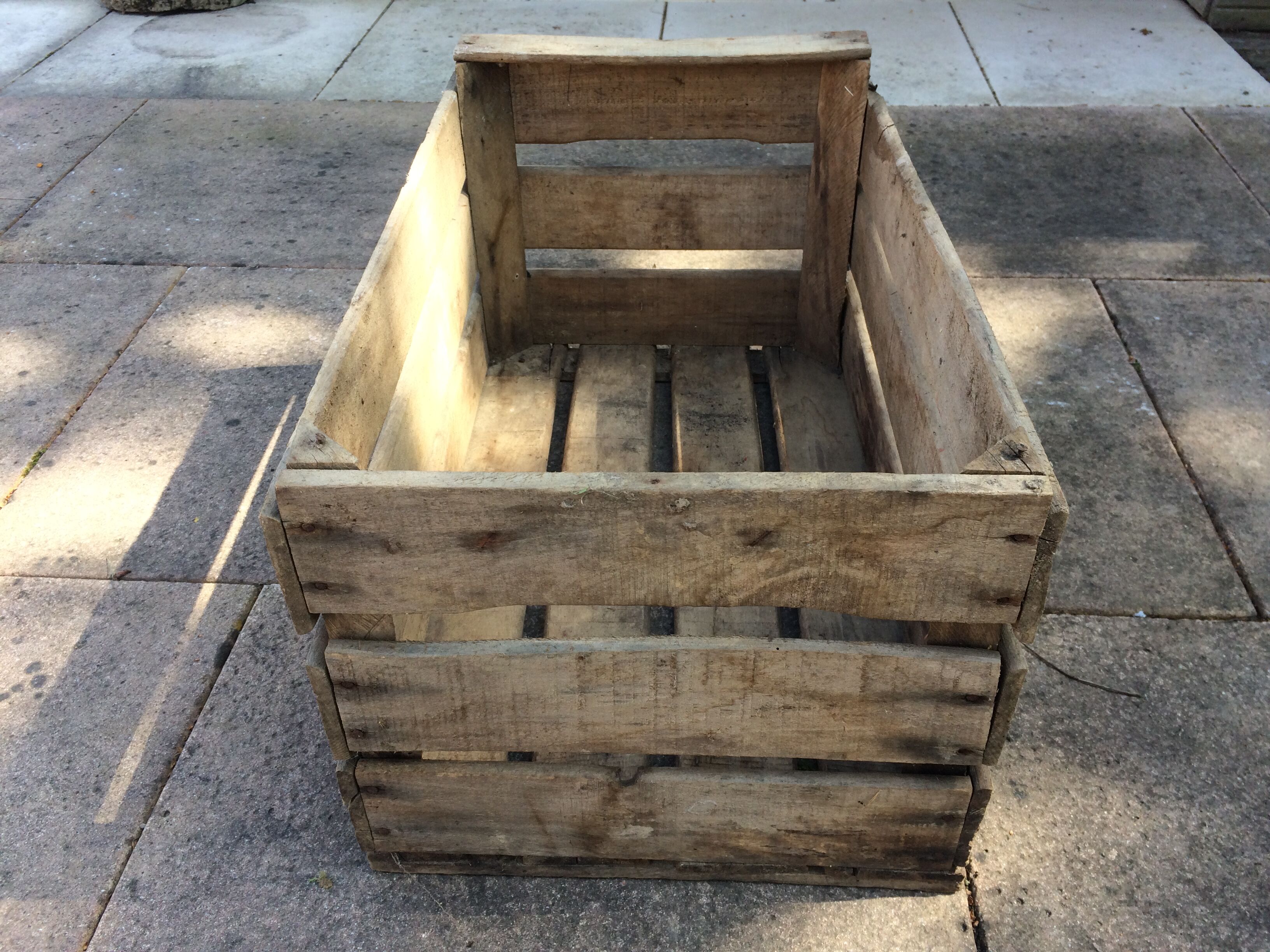 Wooden storage case
