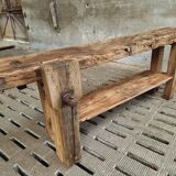 Workbench oak side table 19th century