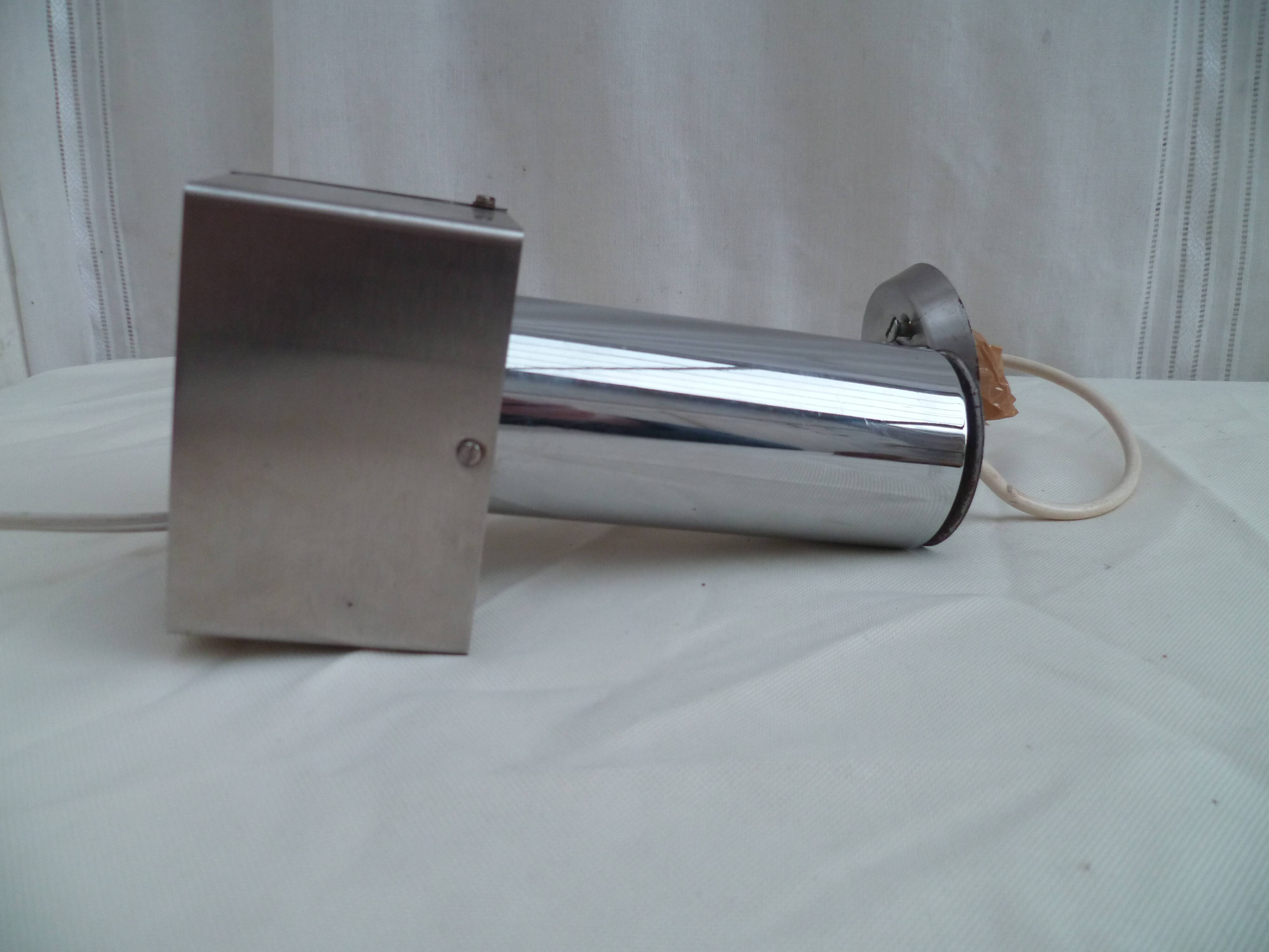 Applique wall years 70 alu brushed