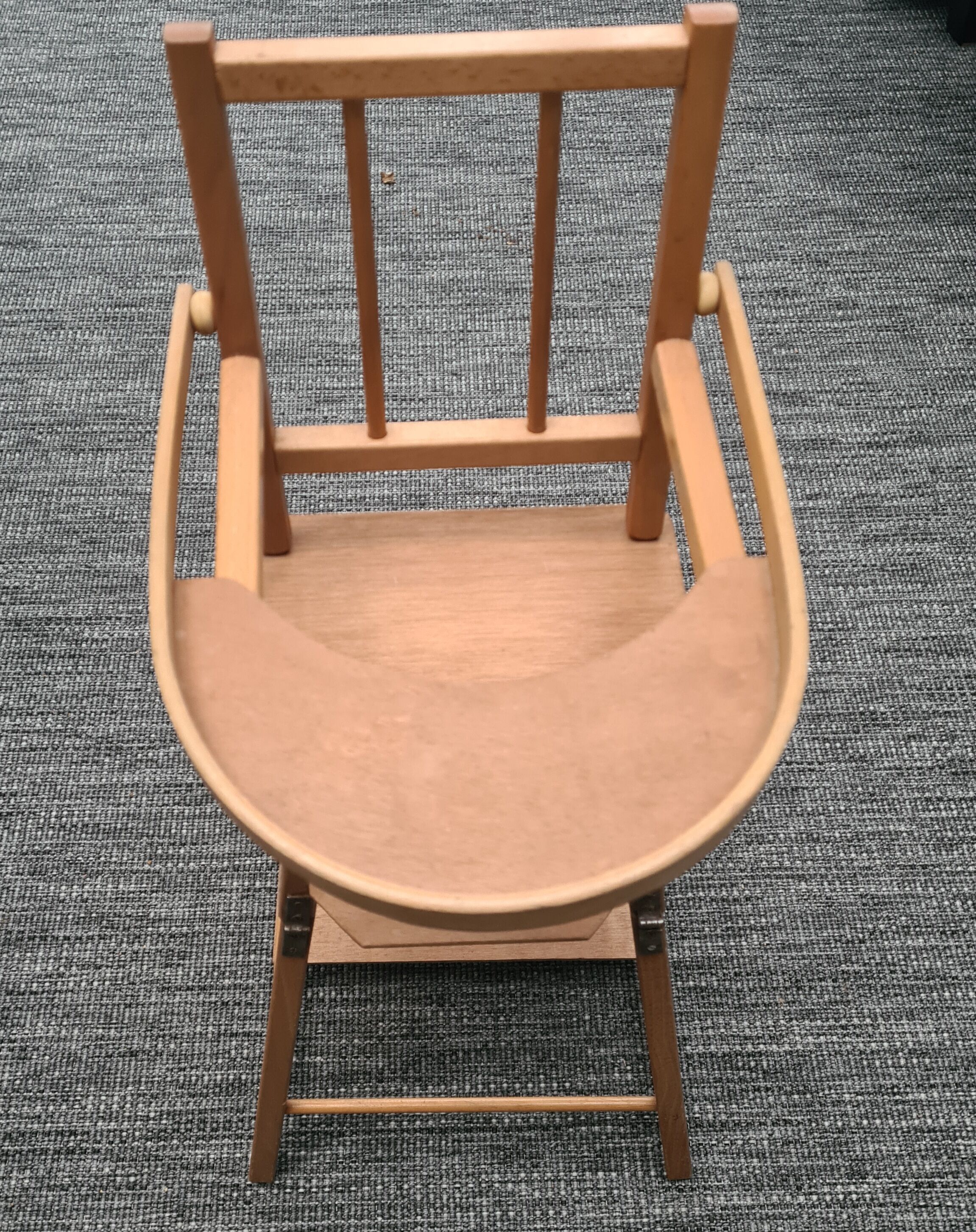 Antique high chair for doll