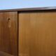 Walnut sideboard with sliding doors, 1950s, design Georg Satink