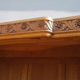 Ice oak art deco cabinet