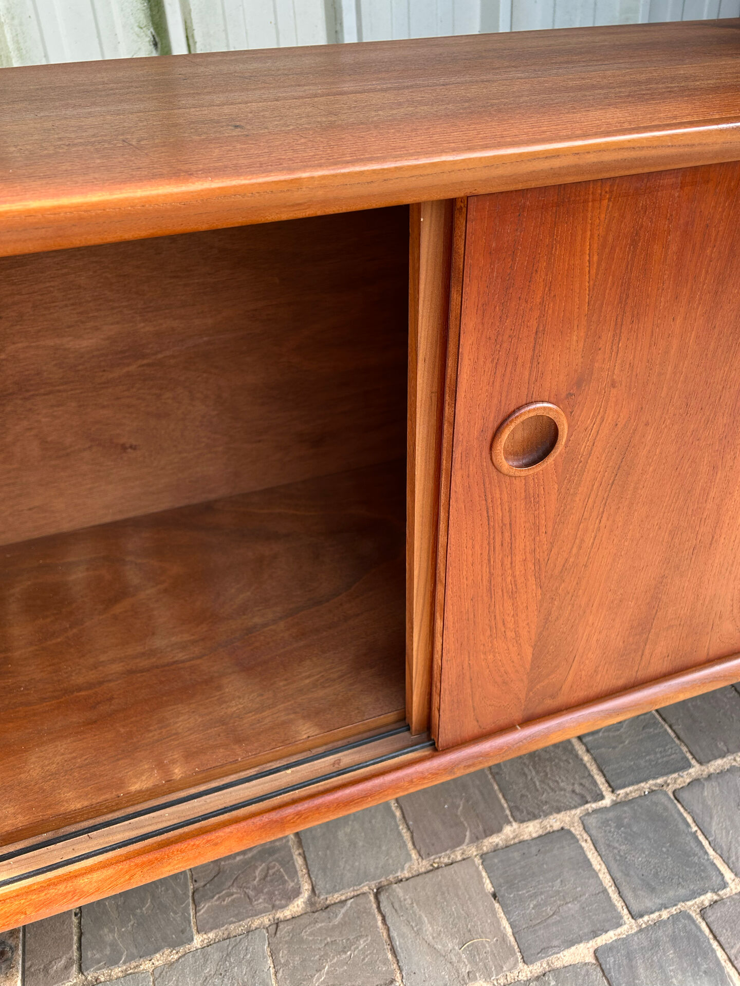 Large vintage Scandinavian sideboard from the 1970s.