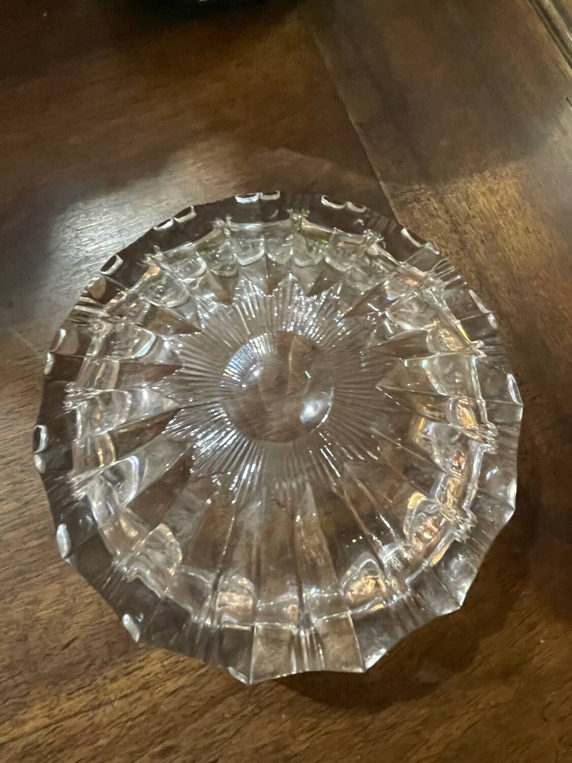 Crystal ashtray
