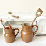 Stoneware pitcher