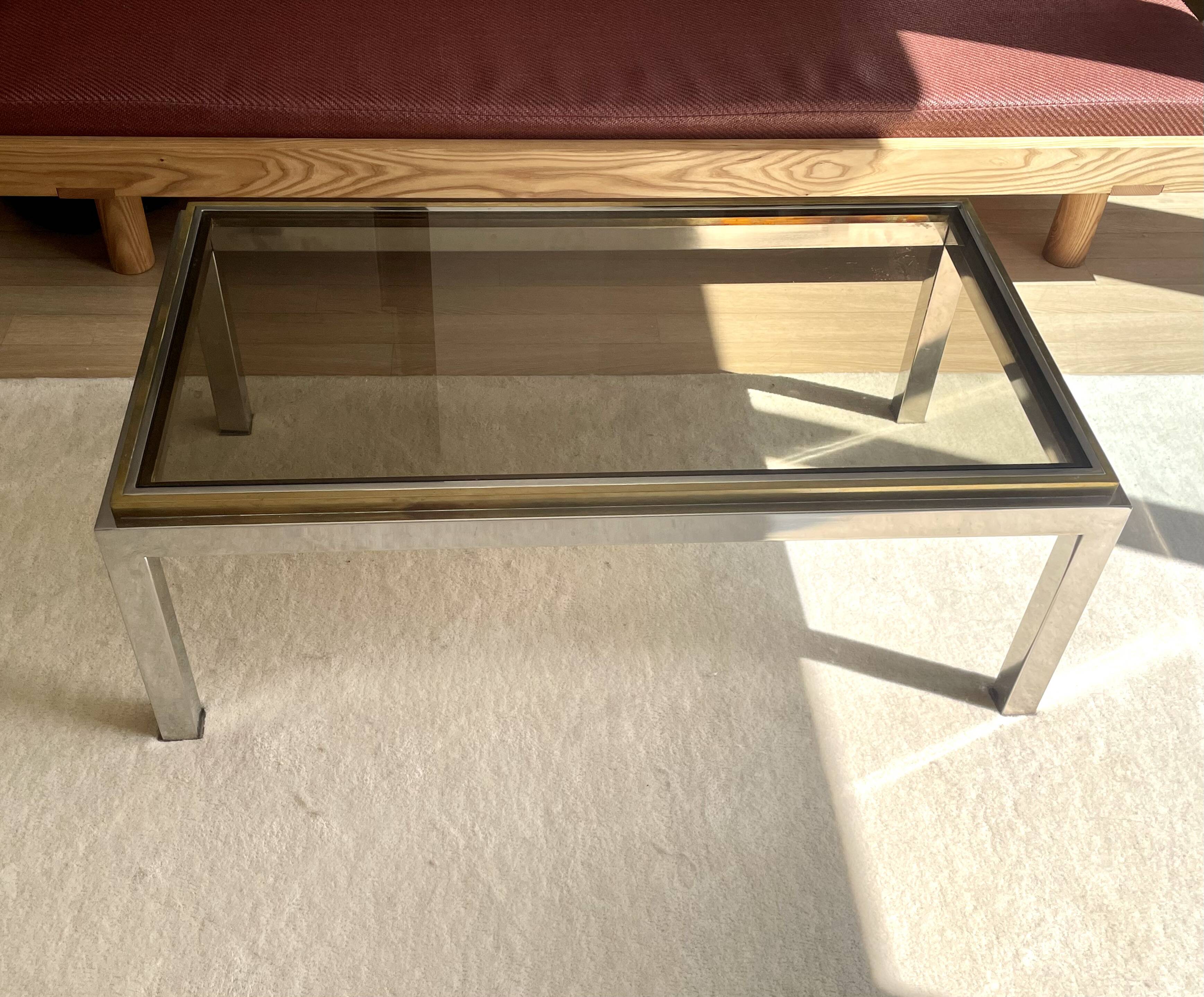 Willy Rizzo coffee table - Flaminia model - 1970s