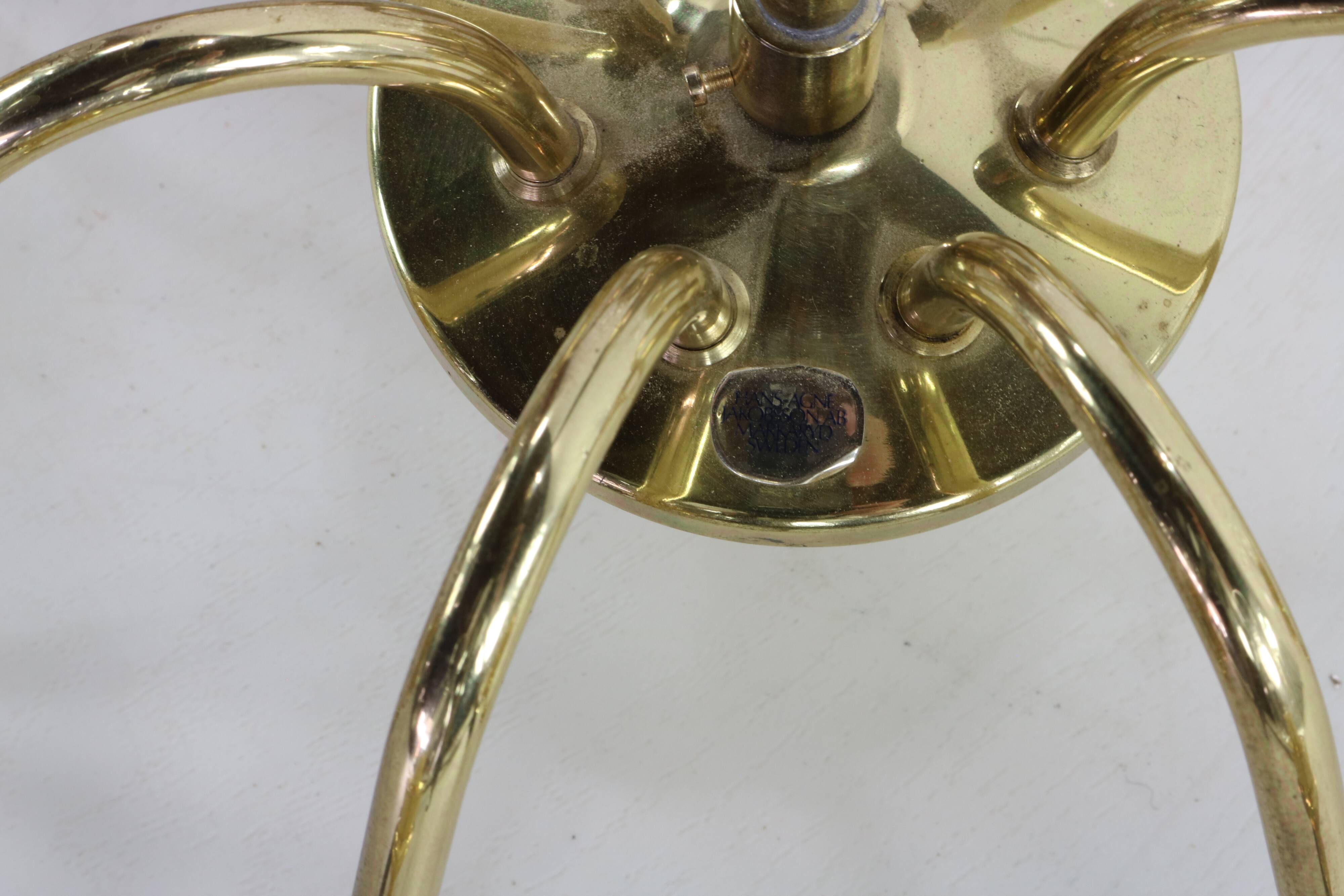 Swedish design ceiling lamp by Hans Agne Jakobsson