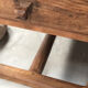 Large oak bakery table
