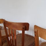 Set of 10 baumann bistro chairs