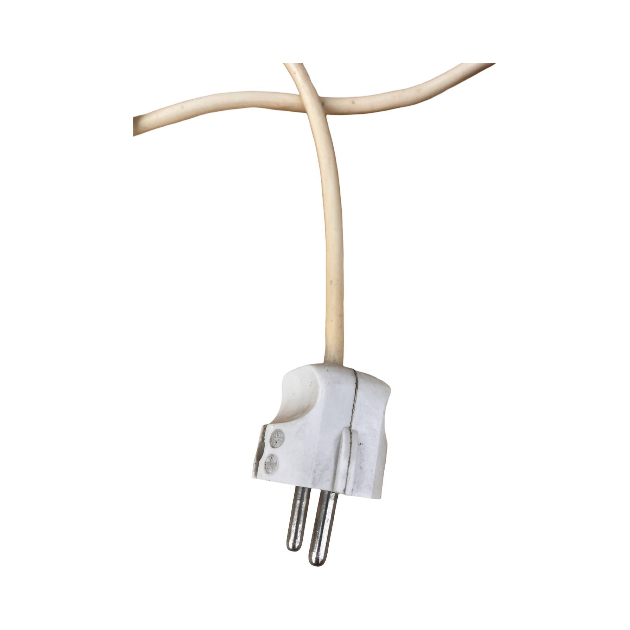 Table lamp with a lampshade Belgium 1980s.